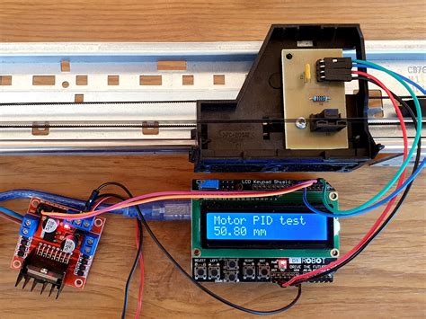 PID control for DC motor with optical encoder · One Transistor