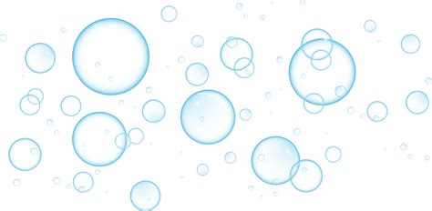 Realistic soap bubbles. Png Bubbles are located on a transparent background. Flying soap bubbles ...