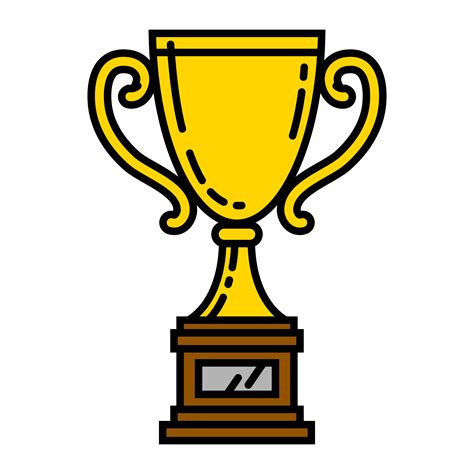 Trophy vector illustration 554384 Vector Art at Vecteezy