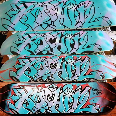 Custom Graffiti Skateboard Deck Personalized Name Street Art | Etsy