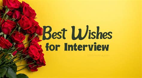 100+ Best Wishes For Interview - Good Luck Messages