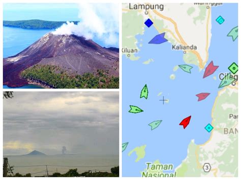 Erupsi Gunung Anak Krakatau, KSOP Banten Minta Nakhoda Kapal Waspada ...