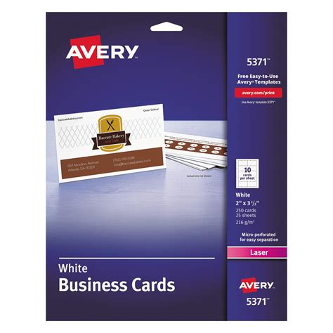 Avery Printable Business Cards