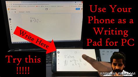 How to use android phone as pen tablet |Use Your Phone as a Writing Pad ...