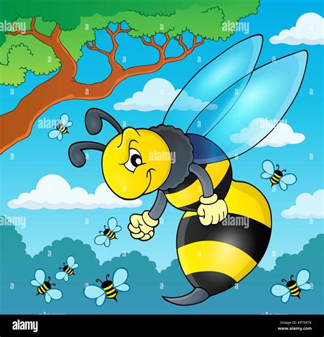 Wasp theme image 2 Stock Photo - Alamy