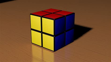 2x2 Rubiks Cube - 3D Model by Knight1341