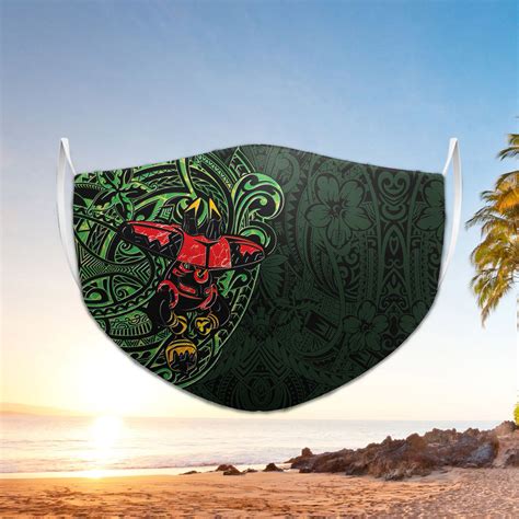 Tapu Bulu Polynesian Face Mask - Dope Merch