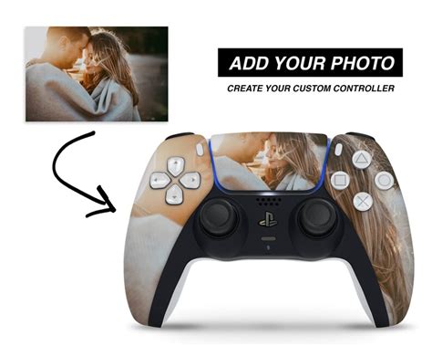 Custom PS5 Controller & Console Skin Add Your Own Photo PS5 | Etsy