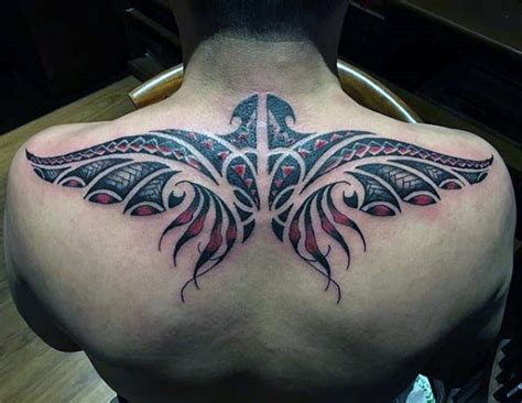 50 Upper Back Tattoos For Men - Masculine Ink Design Ideas