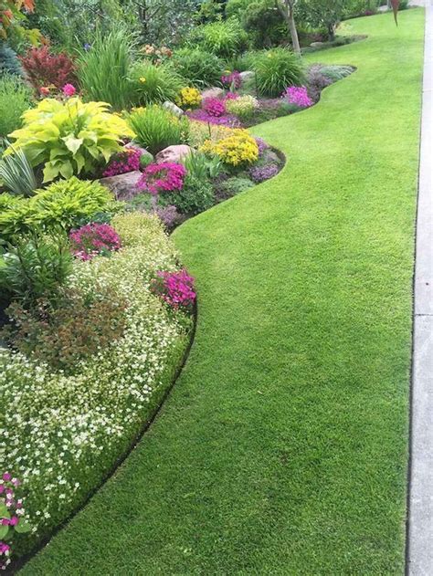 50 beautiful front yard cottage garden landscaping ideas | Yard landscaping, Flower garden ...