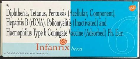 Infanrix Hexa Vaccine, 1 ml at Rs 3000/piece in Surat | ID: 2851071744155