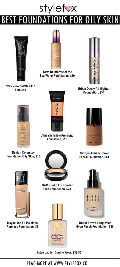 7 Best foundations for oily skin ideas | foundation for oily skin, oily skin, best makeup products