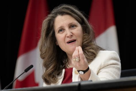 Freeland calls on Canadian businesses to tackle ‘urgent’ productivity challenge - The Logic