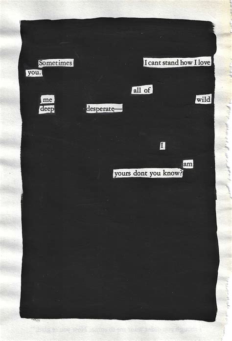 All of Me - Blackout Poetry Notes