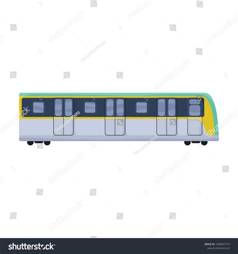 Subway Train Cartoon Vector Iconcartoon Vector Stock Vector (Royalty ...