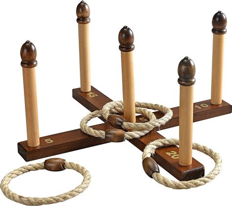 Quoits - Original Compact Quoits - Luxury Quoits Set: Amazon.co.uk ...