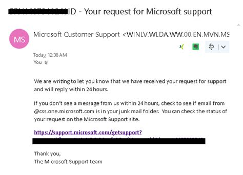 official email - Microsoft Community