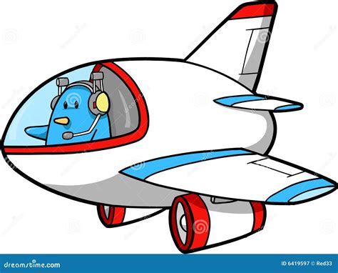 Jet Vector Illustration Royalty Free Stock Photography - Image: 6419597