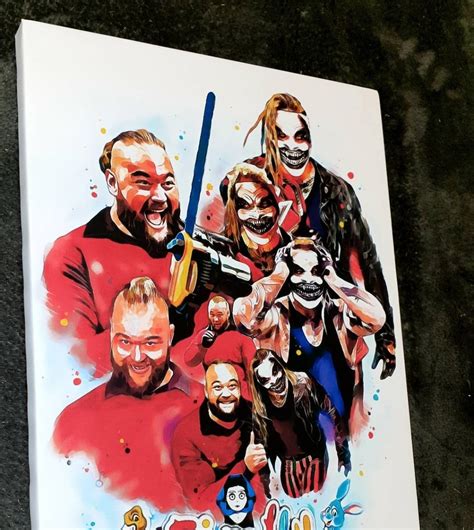 WWE Bray Wyatt Firefly Funhouse THE FIEND Canvas Design - Etsy