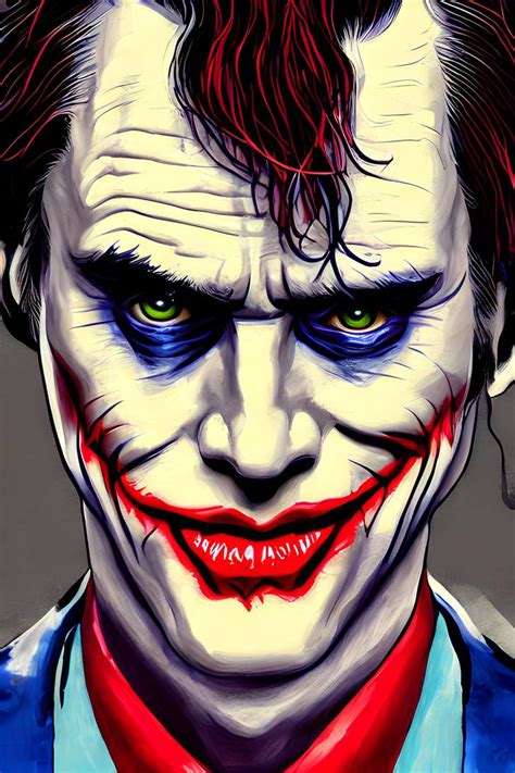 Jim Carrey as The Joker by Jessafer on DeviantArt