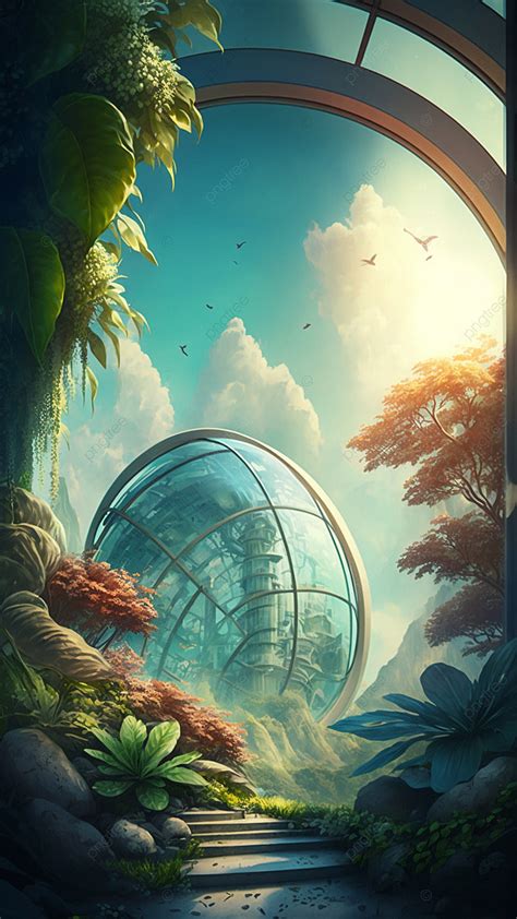Botanical Garden Spring Fantasy Background Wallpaper Image For Free Download - Pngtree