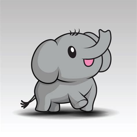 Baby Elephant Cartoon Image - Baby Viewer