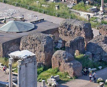 Temple of Caesar. The construction of the temple was completed in 29 BC ...