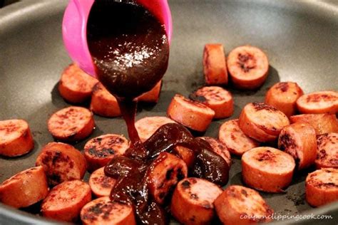 Smoked Sausage with Barbecue Sauce | Coupon Clipping Cook®