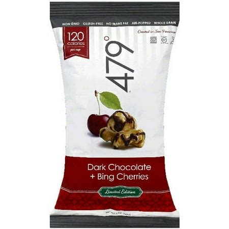 4790 Dark Chocolate + Bing Cherries Popcorn, 5 oz, (Pack of 30 ...