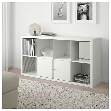 KALLAX shelving unit, white/check pattern | IKEA Indonesia