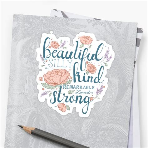 "Positive Words" Sticker by elisehillbrand | Redbubble