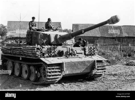 German Tiger Tank on the Eastern Front 1944 Stock Photo - Alamy