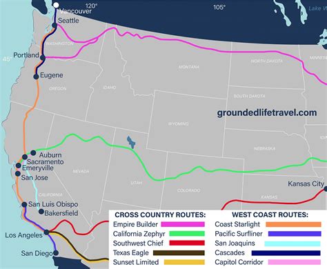 Amtrak Map and Route Guide | Grounded Life Travel