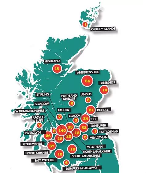 Scottish Premier League Map