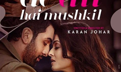 Ae Dil Hai Mushkil first look posters: Ranbir Kapoor & Aishwarya Rai Bachchan have awesome ...