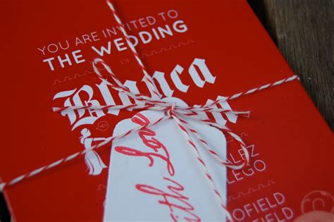 Cuttings on a blog: Our wedding invitations