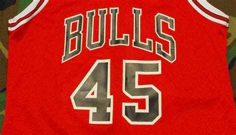 Vintage Gear: Champion Michael Jordan #45 Bulls Replica Jersey - Air ...