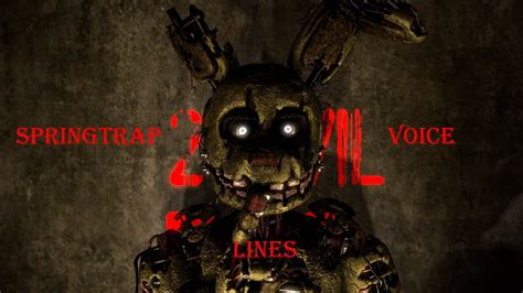 (SFM FNAF) Springtrap voice lines (Blood Warning) - YouTube