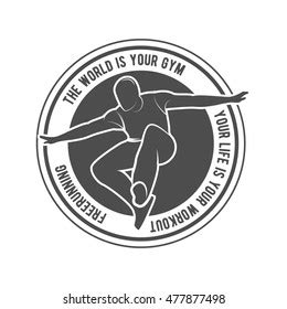 Parkour Icon Badge Logo Design Elements Stock Illustration 477877498 | Shutterstock