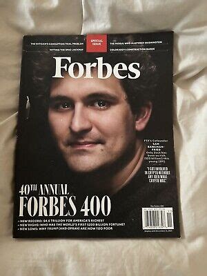 FORBES MAGAZINE FTX SAM BANKMAN-FRIED OCTOBER/NOVEMBER 2021 400 Crypto ...