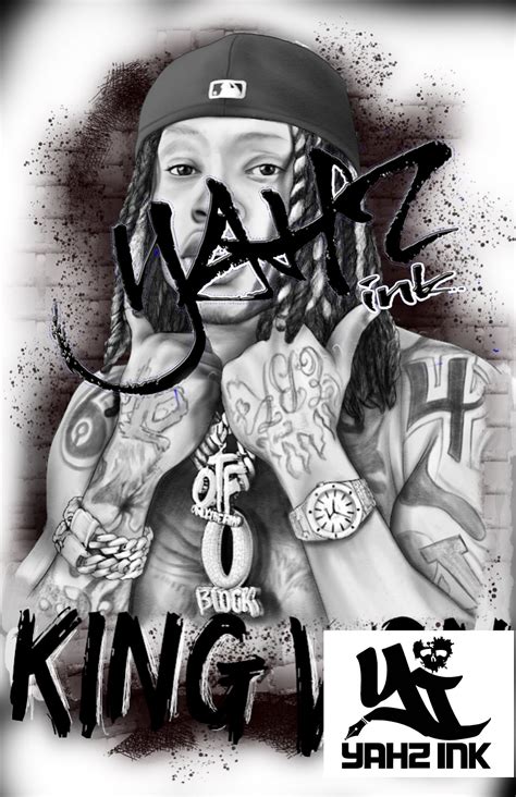 King Von Cartoon Drawing