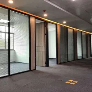 Demountable Partition Wall Systems Glass Partition Concealed Edge Glass Wall - China Office ...