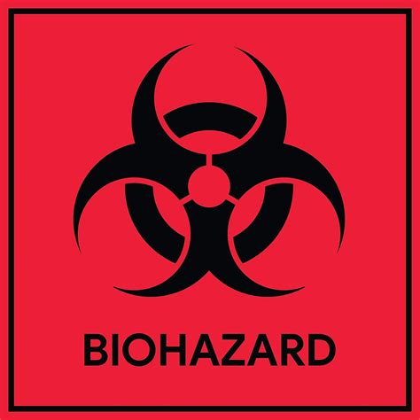 Biohazard Stickers Signs (Pack of 10) | Decals for Labs, Hospitals, and Industrial Use : Amazon ...