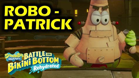 Robo Patrick Boss Fight | Industrial Park |Spongebob Squarepants Battle for Bikini Bottom ...