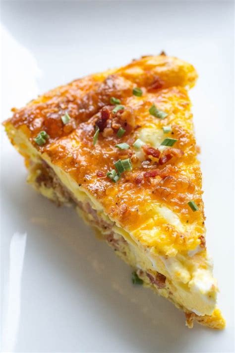 bacon and egg quiche