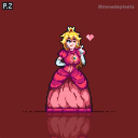 Super Mario Bros Princess Peach Pixel - vrogue.co