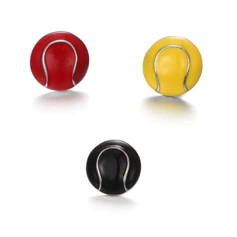 18mm Sport Ball Shape Snap Jewelry Enamel Process Snap Button Fit Snap ...