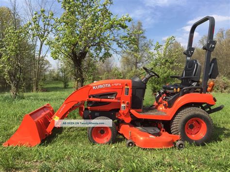 2014 Kubota Bx2370 4x4 Compact Tractor Loader 60 " Belly Mower Cheap