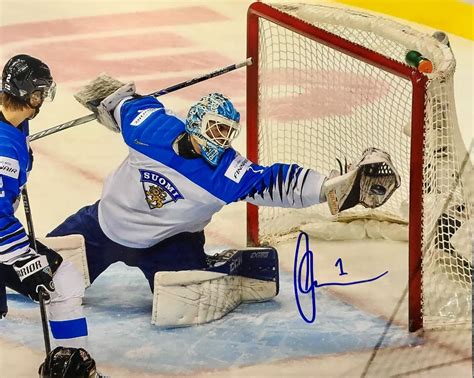 Ukko-Pekka Luukkonen Signed Team Finland 8x10 Photo