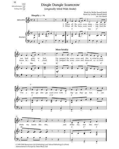 Dingle Dangle Scarecrow Sheet Music by Geoffrey Russell Smith | nkoda ...